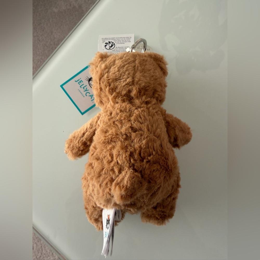 Jellycat Bartholomew Bear Keychain - Picture 3 of 4